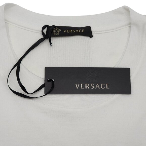 Versace Pocket T Shirt With Logo XS in White - Picture 4 of 5